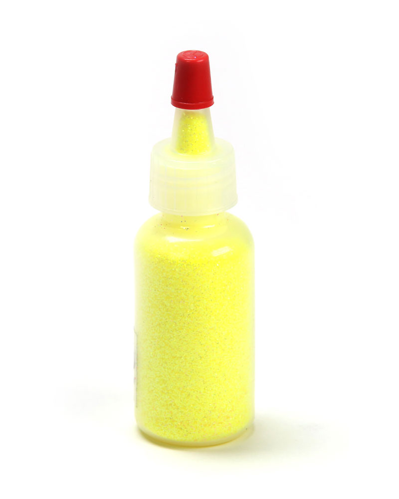 פופר נצנצים צהוב שקוף