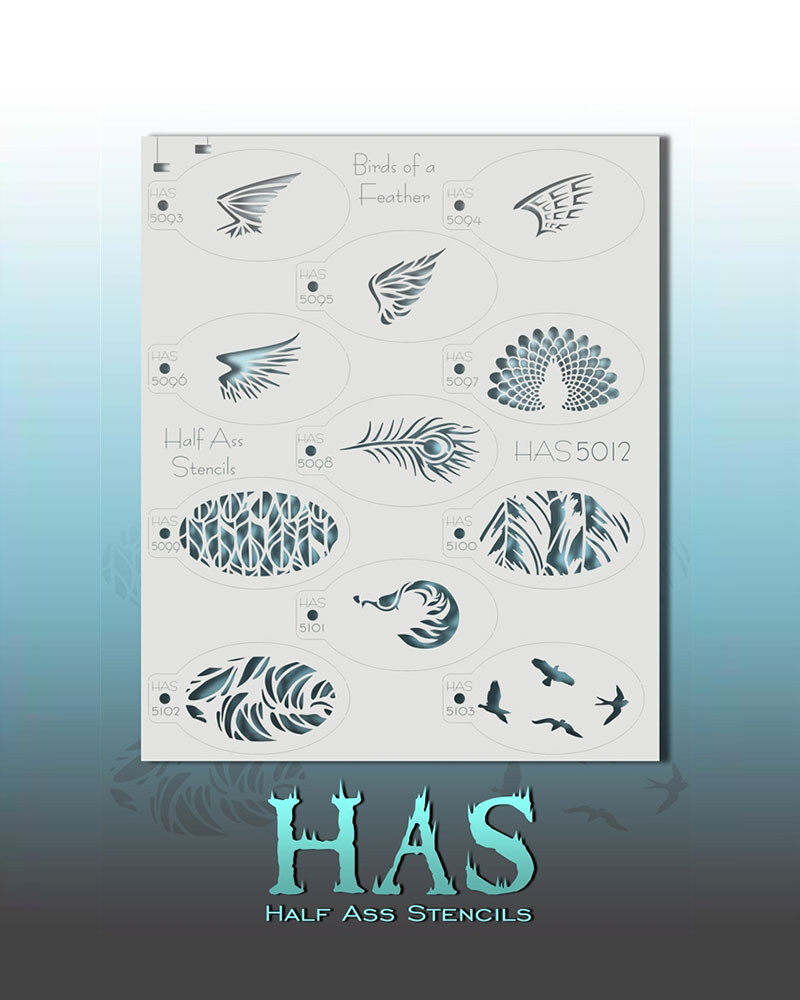 סט 11 שבלונות BAMS Birds of a feather