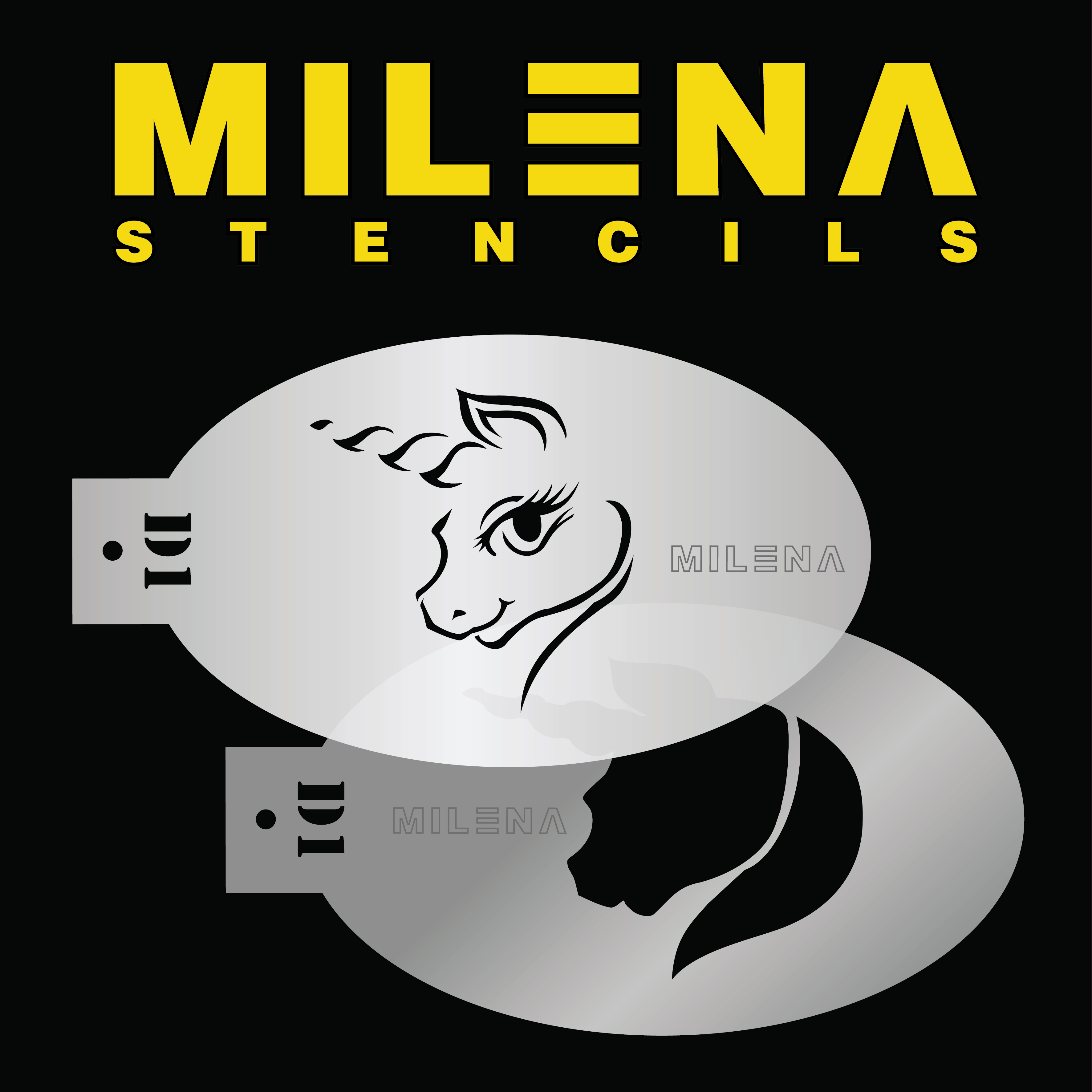 חד קרן  (שבלונה כפולה)  MILENA D1